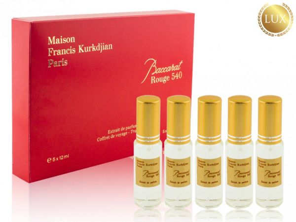 Perfume set Maison Francis Kurkdjian Baccarat Rouge 540 5 x 12 ml